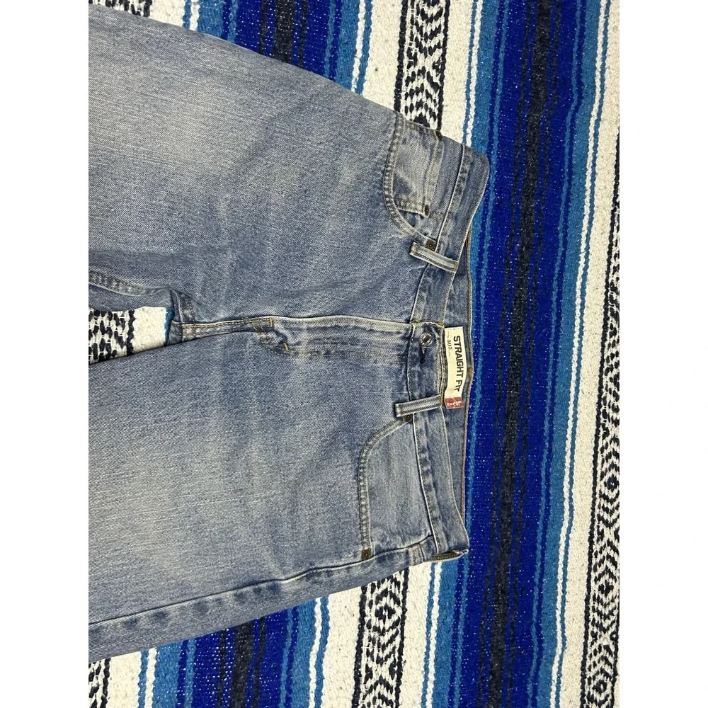 VTG Levis 505 Jeans Mens 32x30 Levi Strauss Blue Denim Jeans Straight Fit Work